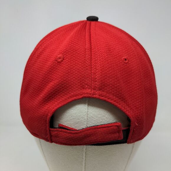 OC Sports Men's Team MLB Cincinnati Reds Strapback Hat Red Size OSFM Logo - Picture 5 of 7